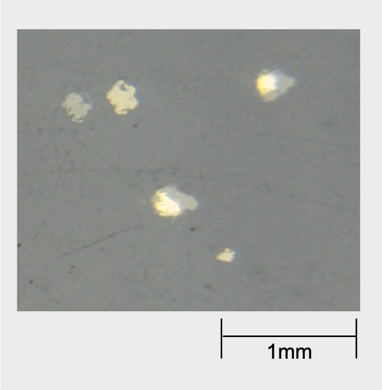 Figure 5 Self-healing spots on metalized film surface